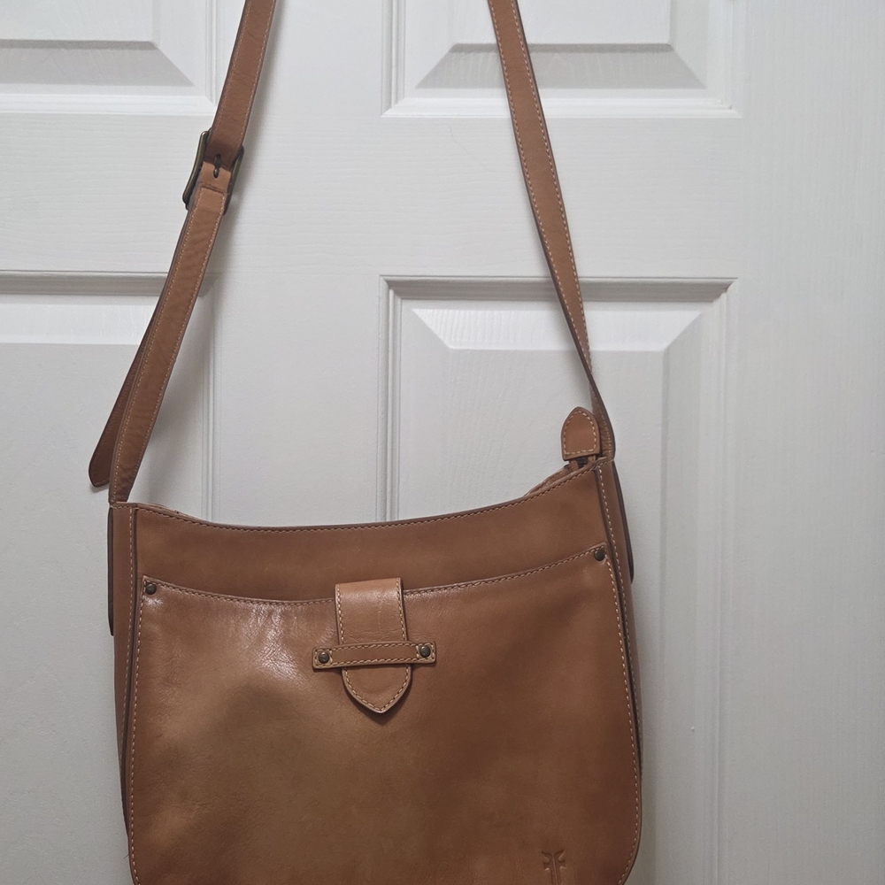 Frye Brown Leather Shoulder Bag